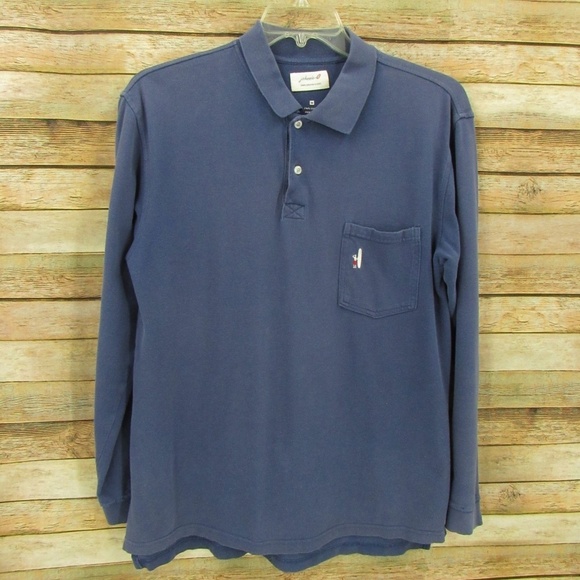 johnnie-O Other - Johnny-O Distressed Long Sleeve Polo M